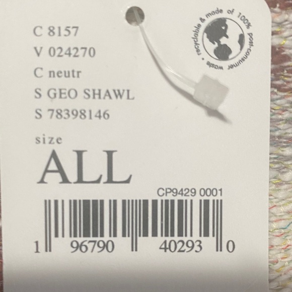 NWT Free People Pink and Cream Patterned Kimono - Picture 9 of 9